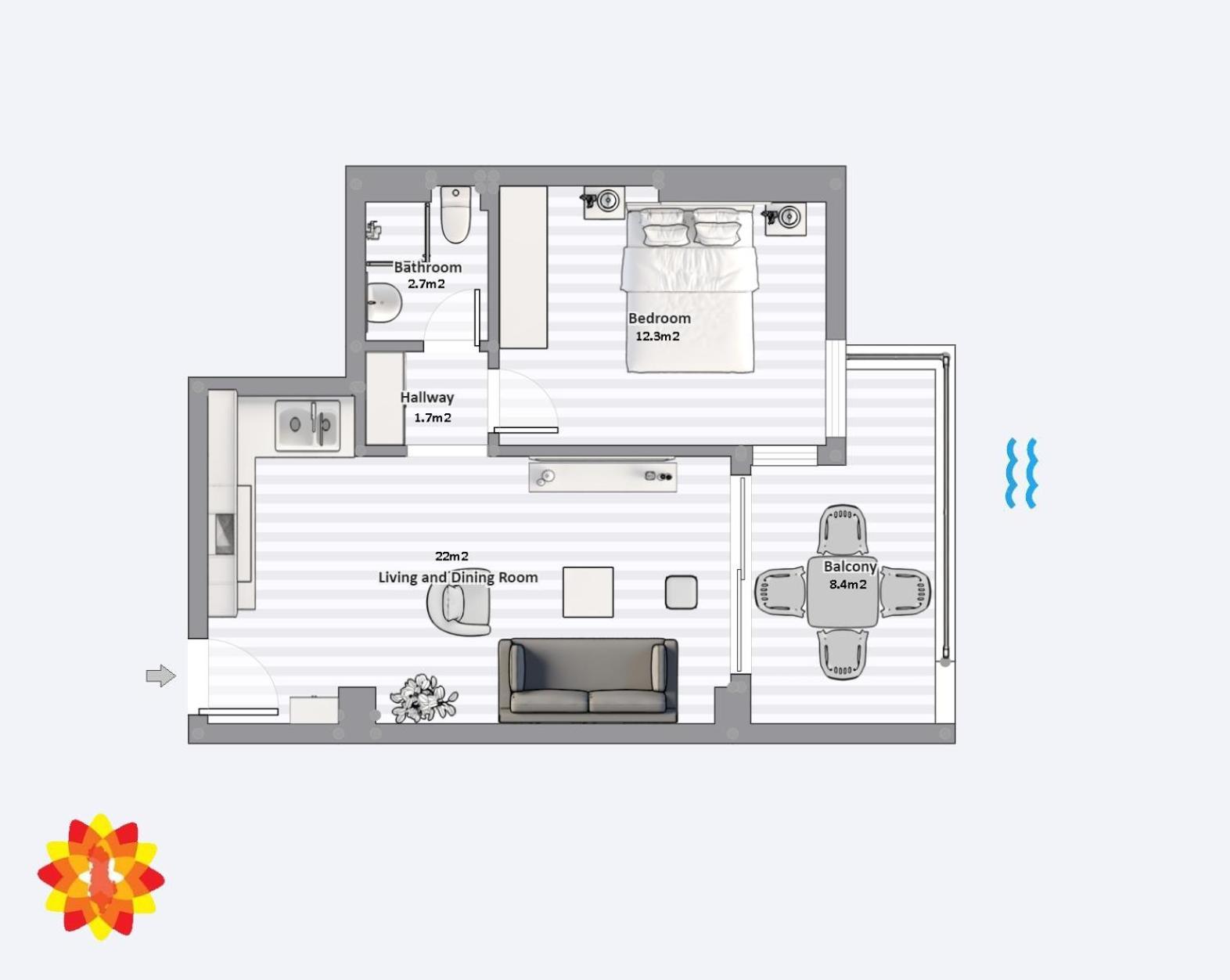 Morina Sea View Apartment Саранда Екстер'єр фото